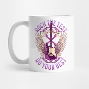 Rock the Test Don't Stress Test Day Mug